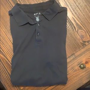 Grey Cotton Polo